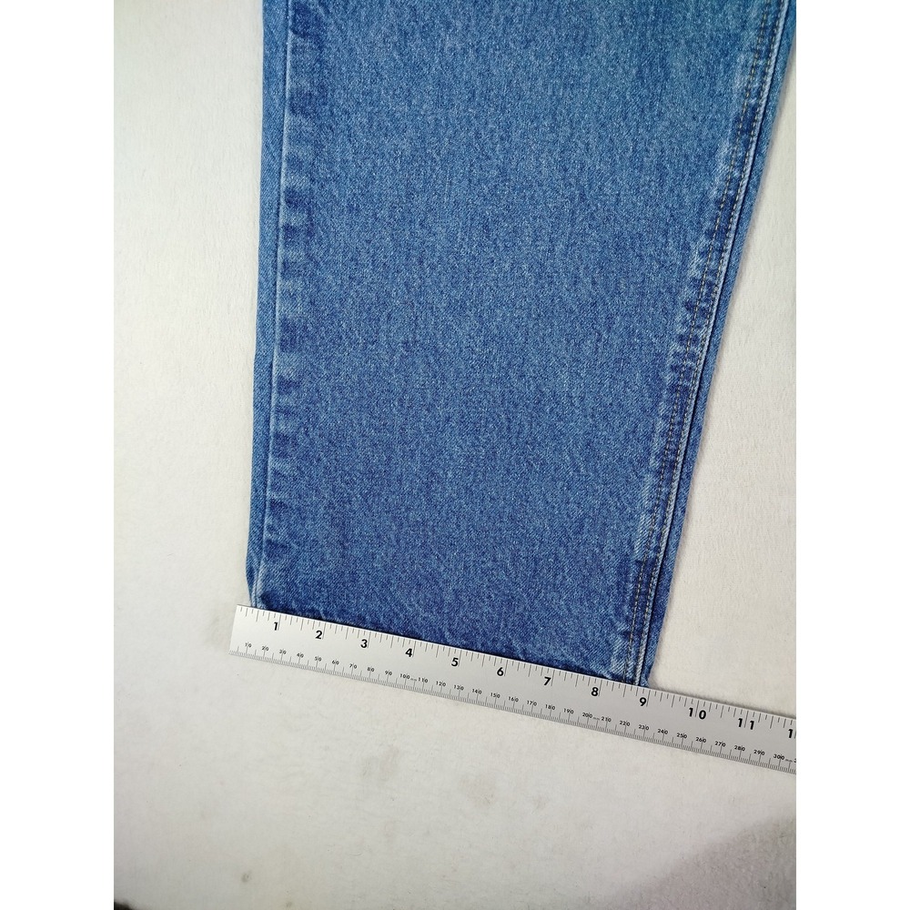Carhartt Jeans Mens 40x32 Blue Traditional Fit Straight Denim Workwear‎ B180 DST - Picture 11 of 13